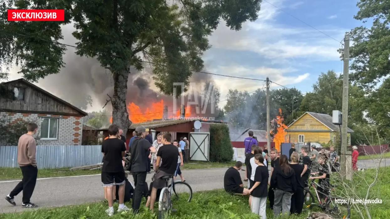 Пожар в Усвятах