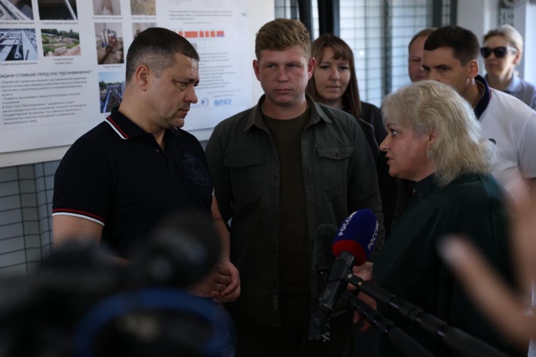 Губернатор осмотрел очистные сооружения в Гдове после масштабной реконструкции