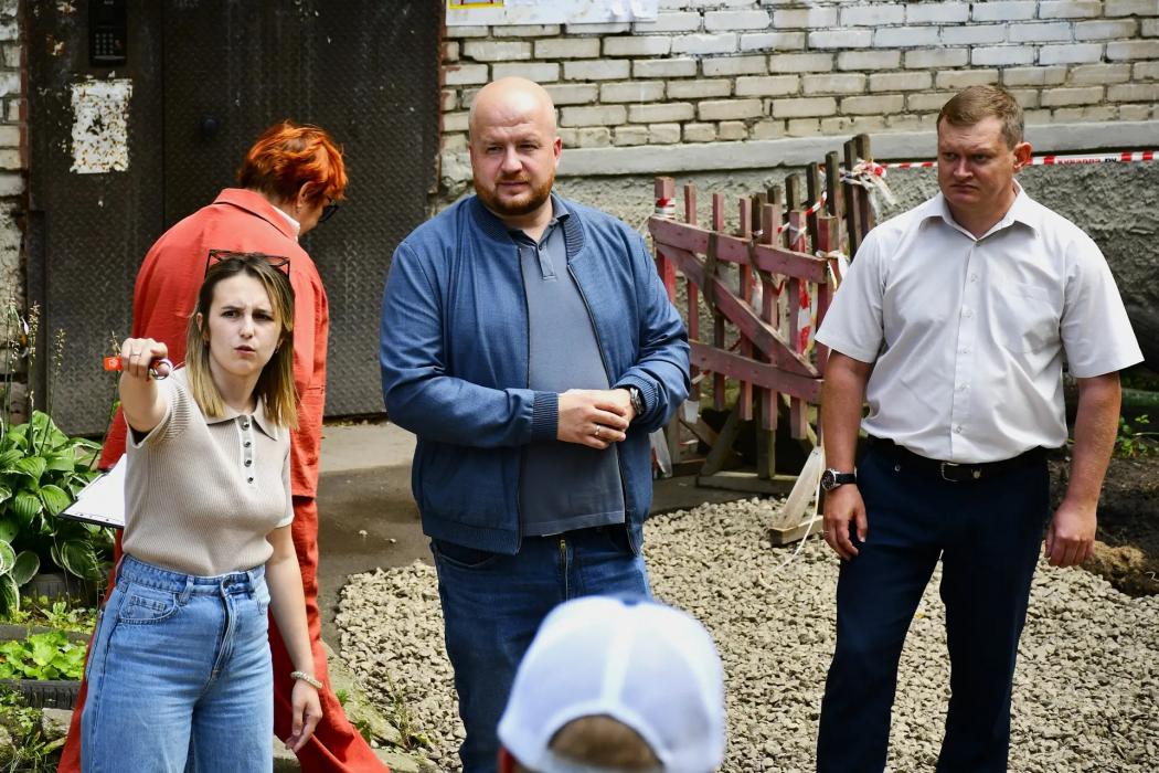 Посещение округа № 13 в Пскове