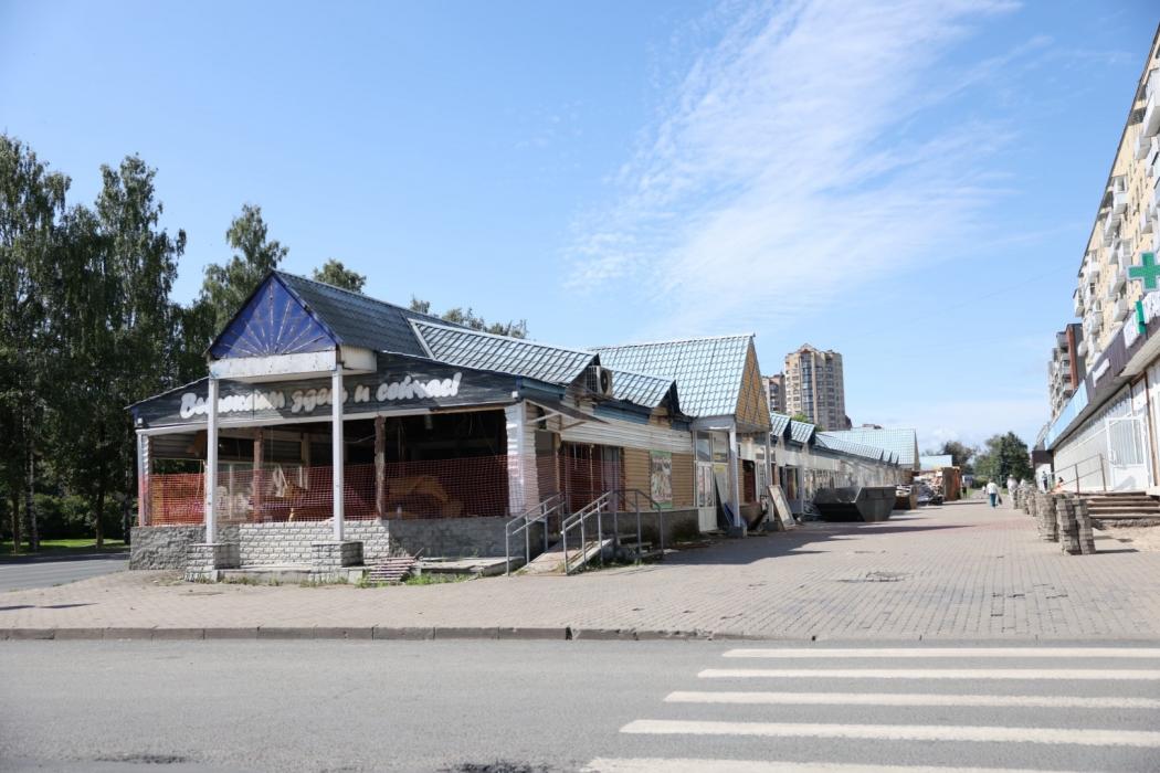 Торговый павильон «Магеллан» сносят в Пскове