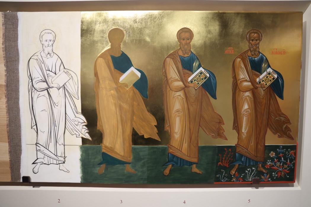 Спасённую икону «Успение Богоматери» XVI века представили псковичам