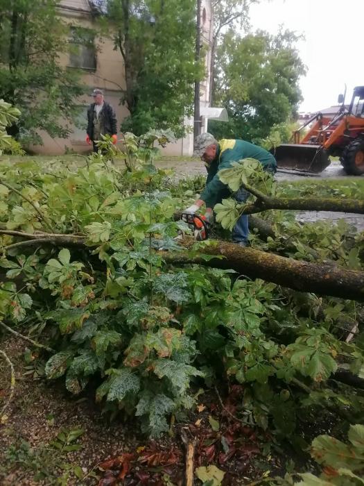 Последствия непогоды в округе 