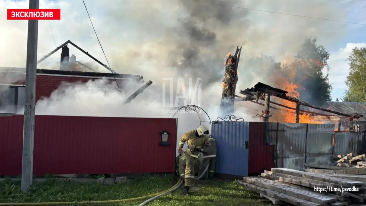 Пожар в Усвятах