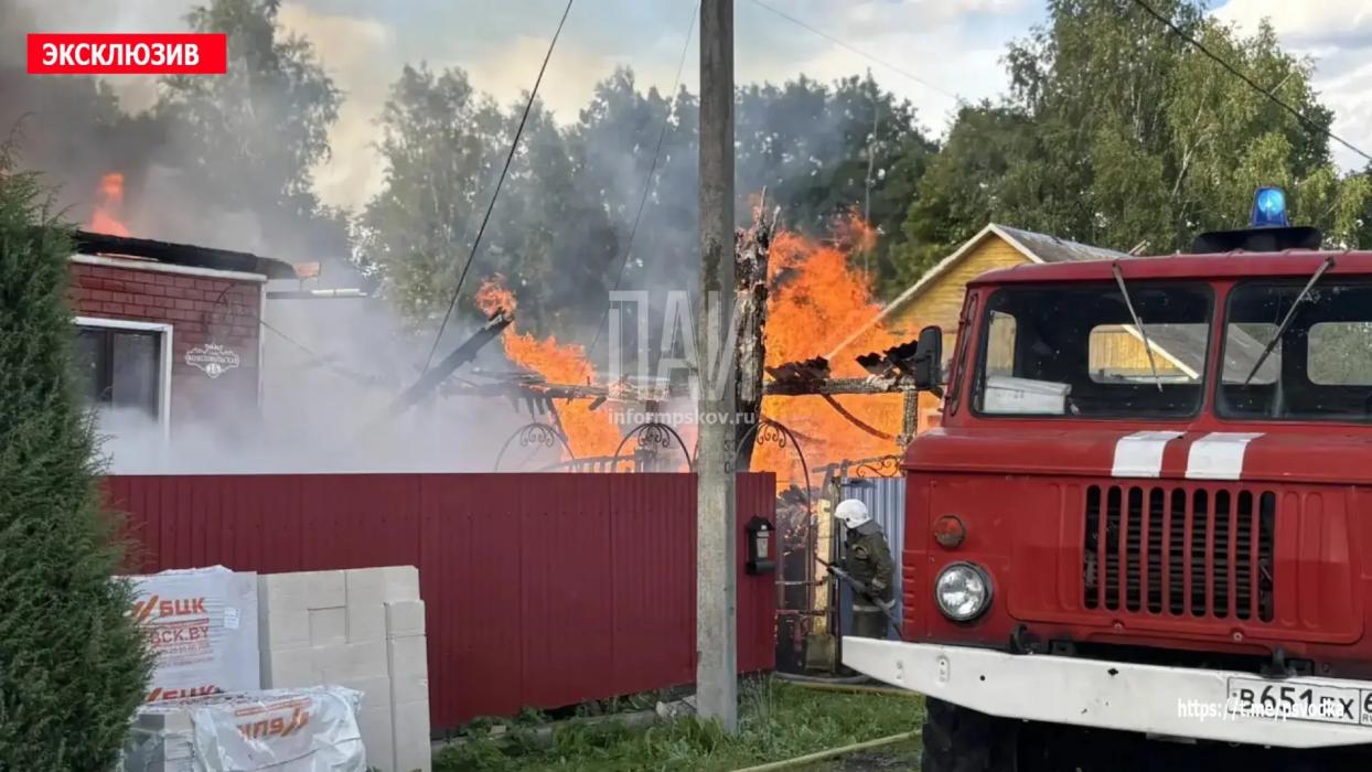 Пожар в Усвятах
