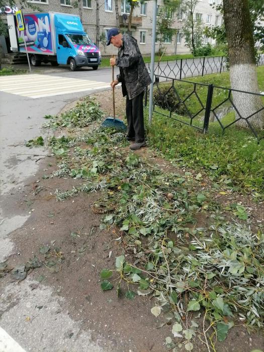 Последствия непогоды в Пыталовском районе