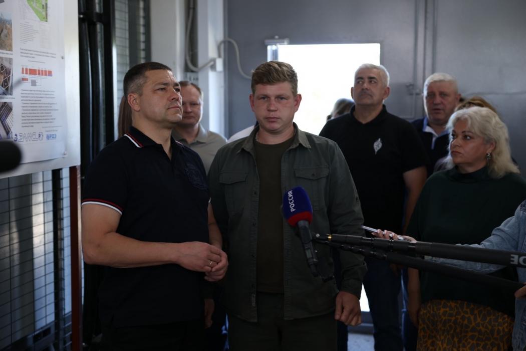 Губернатор осмотрел очистные сооружения в Гдове после масштабной реконструкции