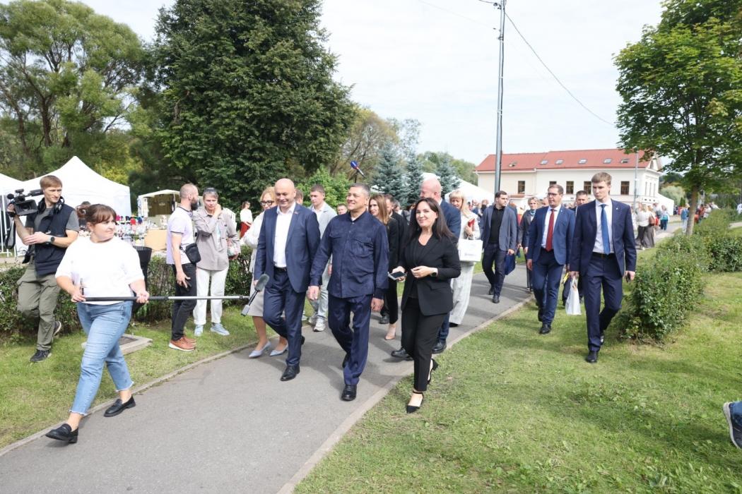 Площадку Витебской области представили в Финском парке Пскова