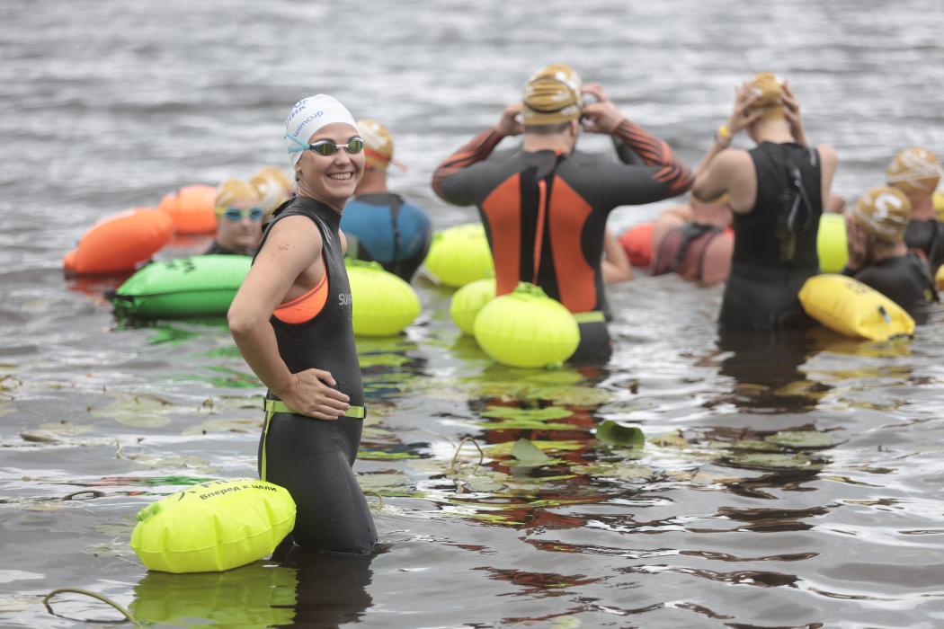 Пятый заплыв на открытой воде Swimcup состоялся в Пскове