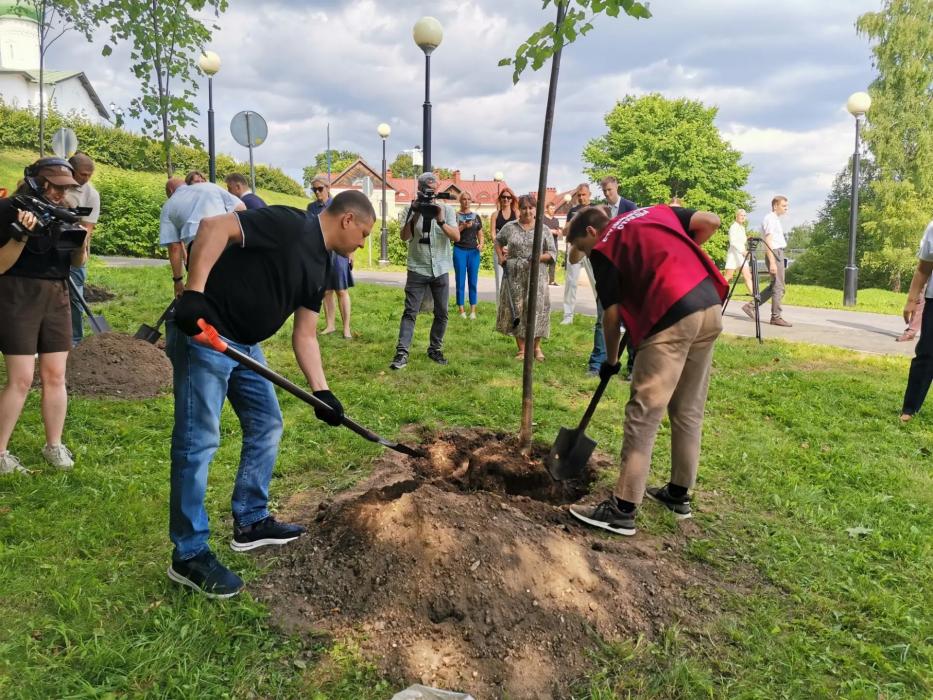 Мероприятие в псковском парке Строителей 