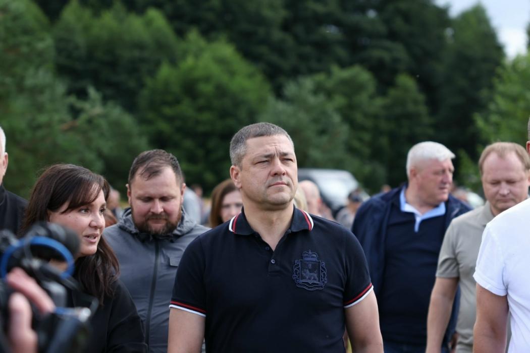 Михаил Ведерников посетил фестивали «Самолва 1242» и «Дружина первых» в Гдовском районе