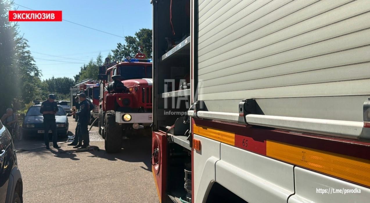 Забытое на плите варенье стало причиной пожара в Псковском районе