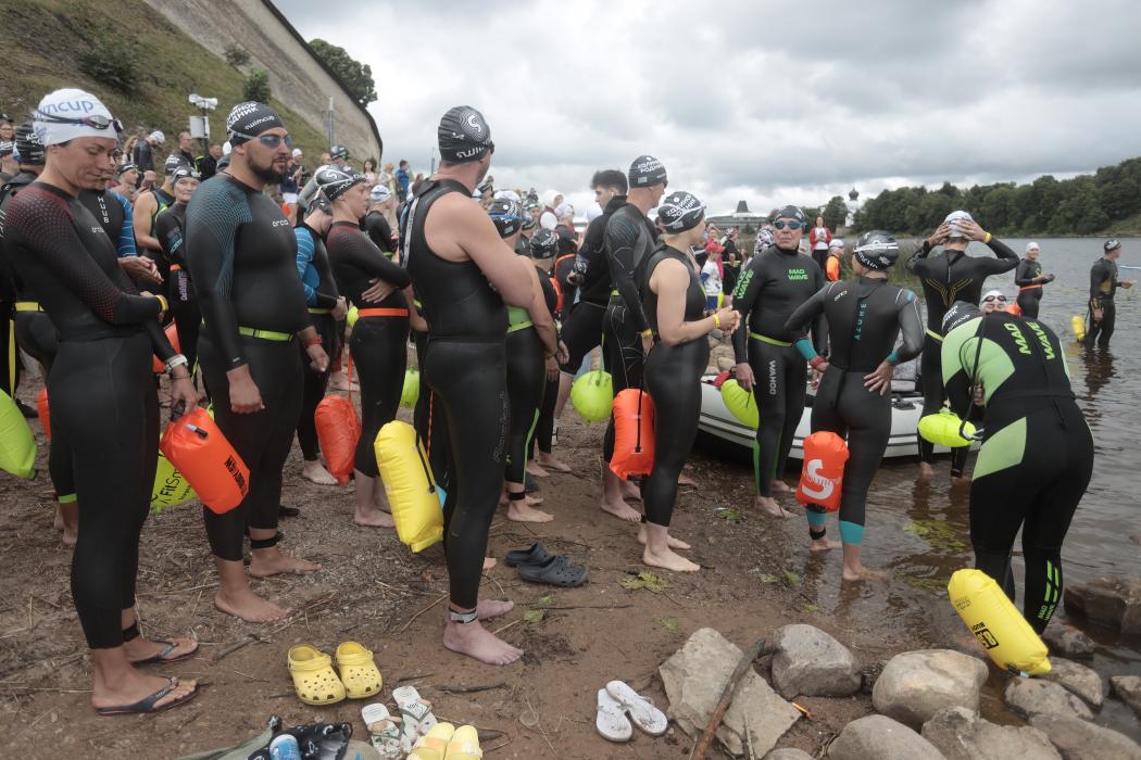 Пятый заплыв на открытой воде Swimcup состоялся в Пскове