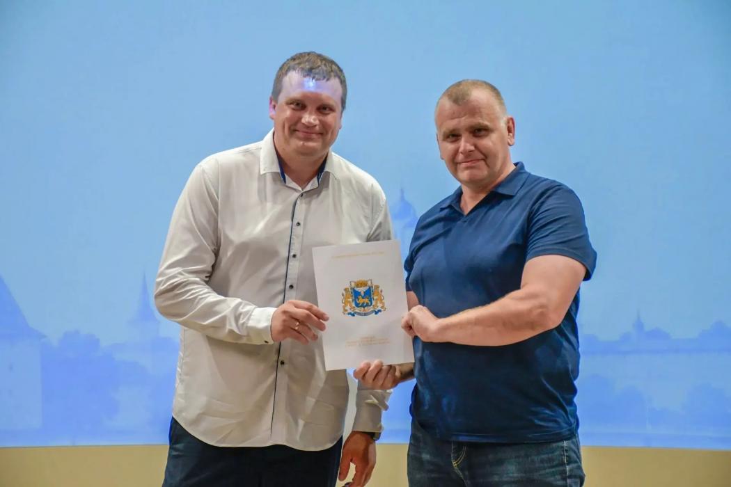 Награждение представителей спортивной сферы