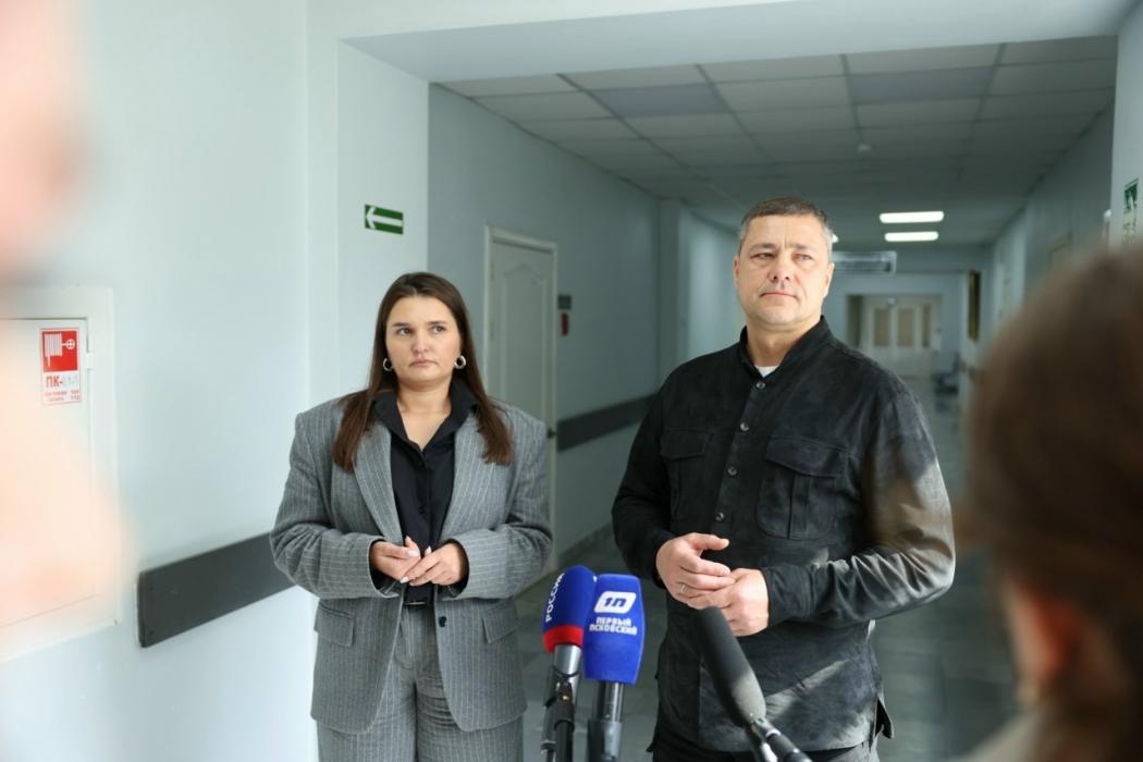 Визит в Псковскую областную клиническую больницу