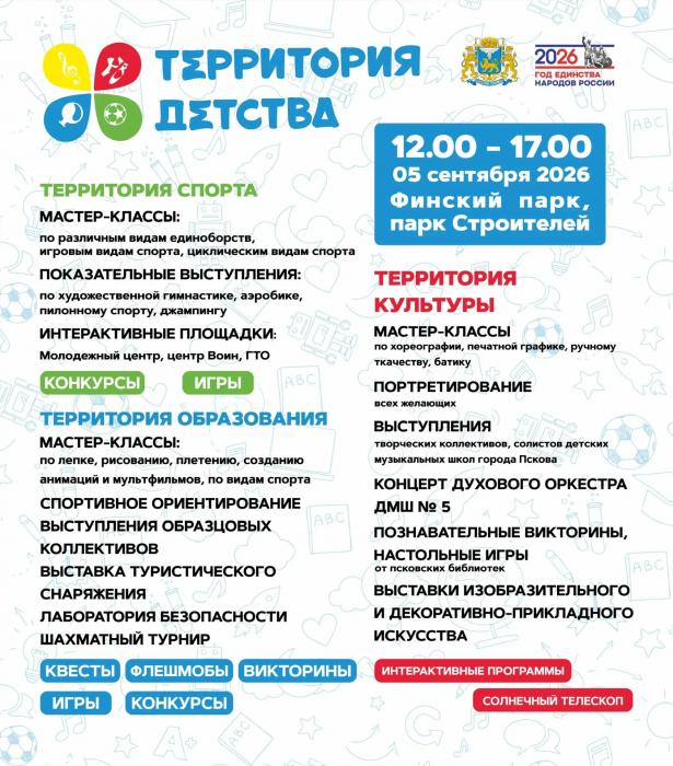 Программа мероприятия в Пскове