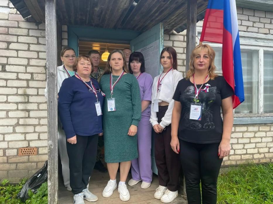 Голосование в районах Псковской области