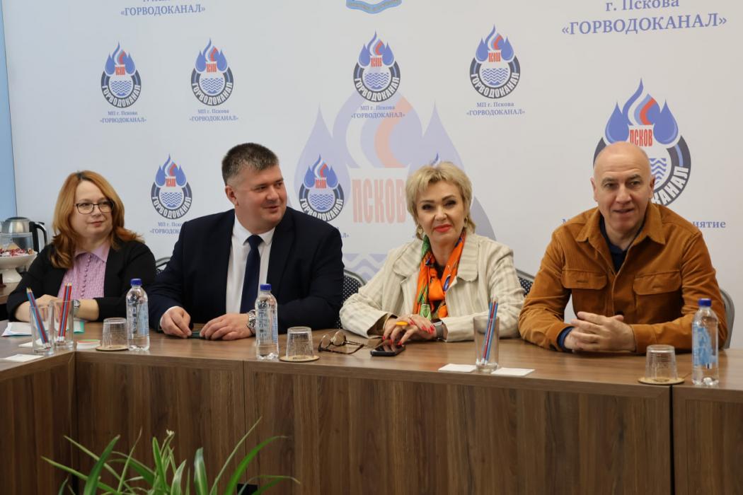 Псковский горводоканал посетили руководители профсоюзных организаций России и Белоруссии