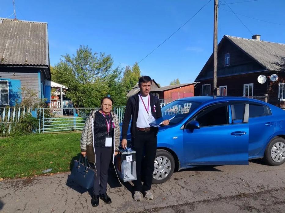 Голосование в районах Псковской области