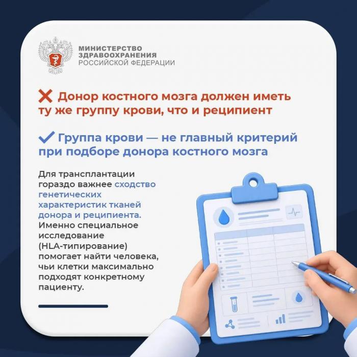 Минздрав Псковской области развеял мифы о донорстве костного мозга