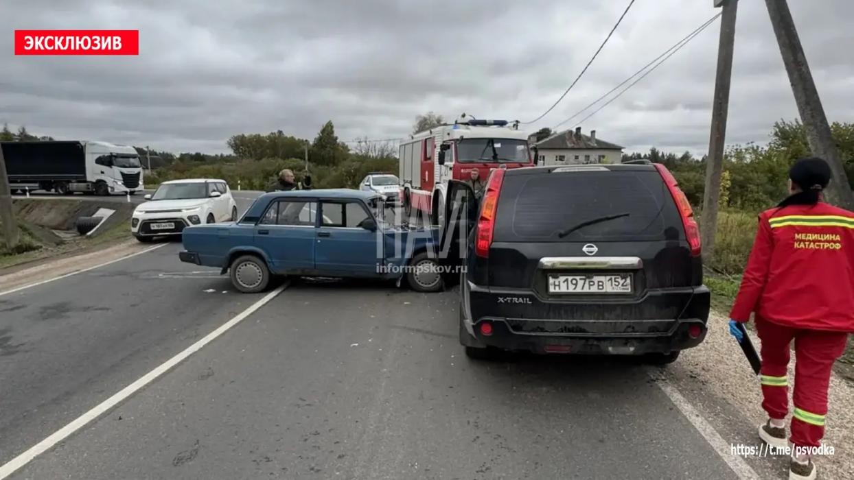 Водитель погиб во время лобового столкновения в Острове