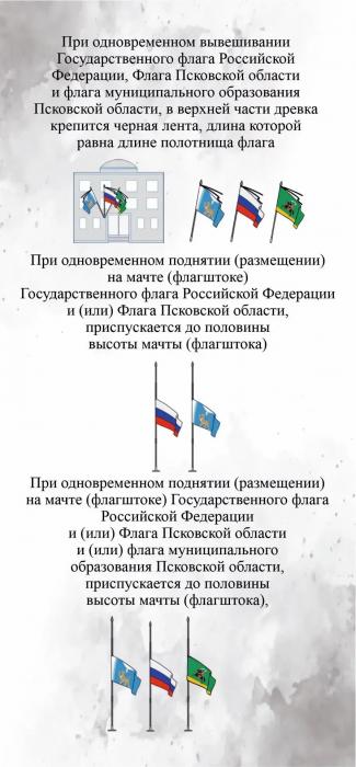 Правила размещения флагов в Псковской области