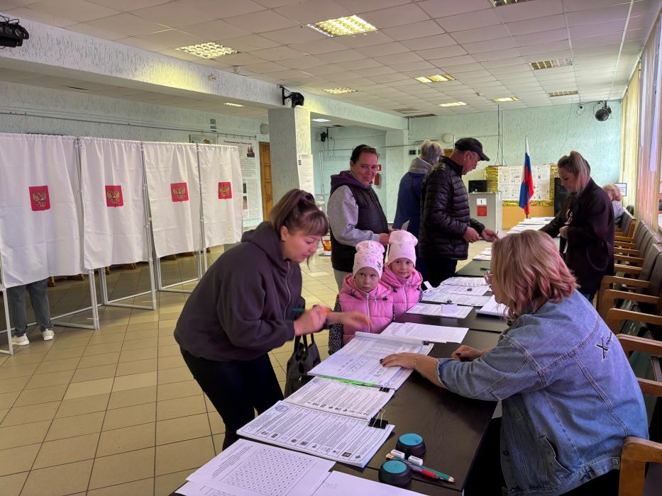Голосование в районах Псковской области