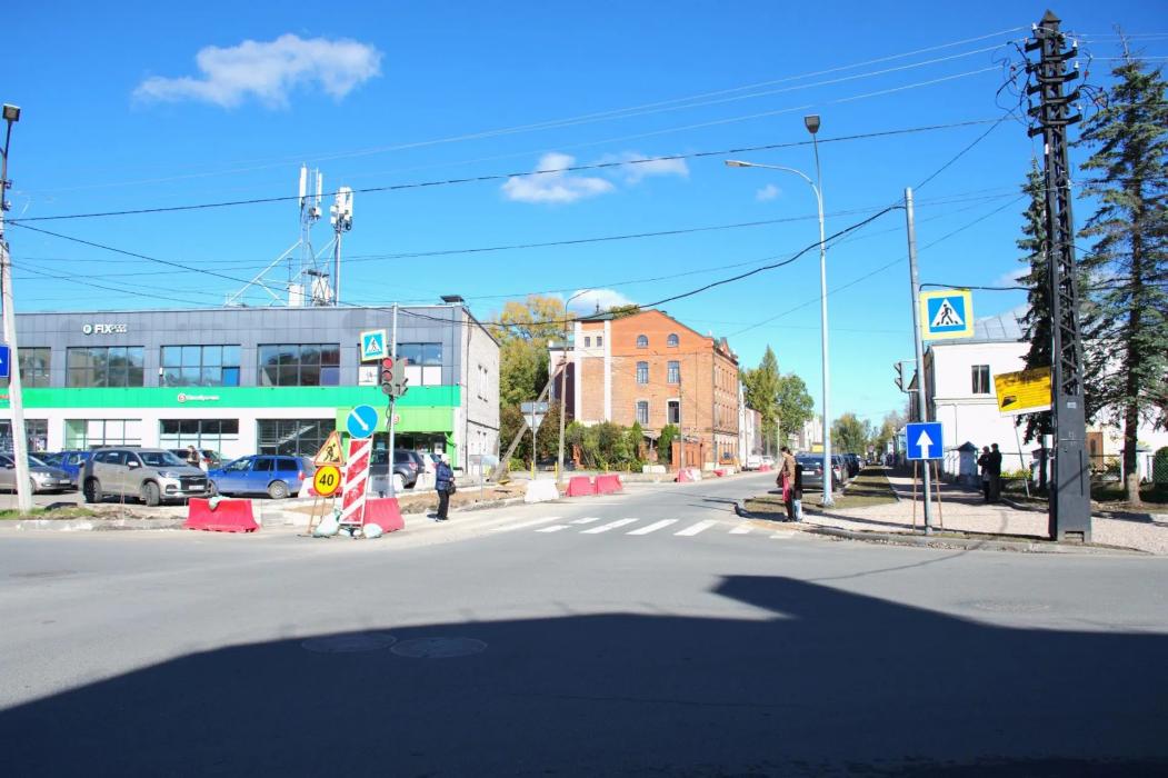 Продолжается ремонт улицы Некрасова 