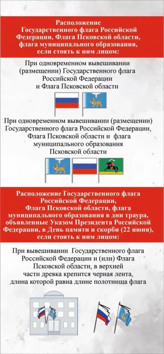 Правила размещения флагов в Псковской области