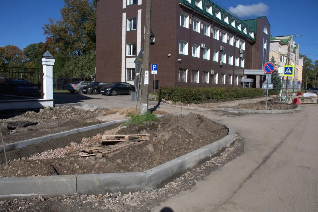 Продолжается ремонт улицы Некрасова 