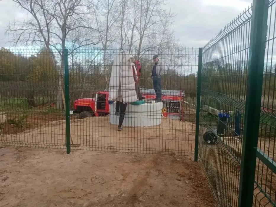 Реконструкция очистных сооружений завершается в Дедовичском районе