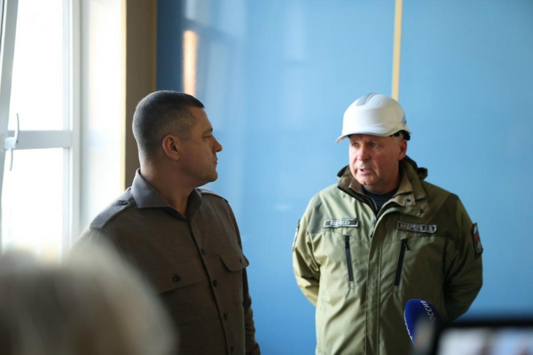 Ход строительства нового филиала военного клинического госпиталя Министерства обороны РФ