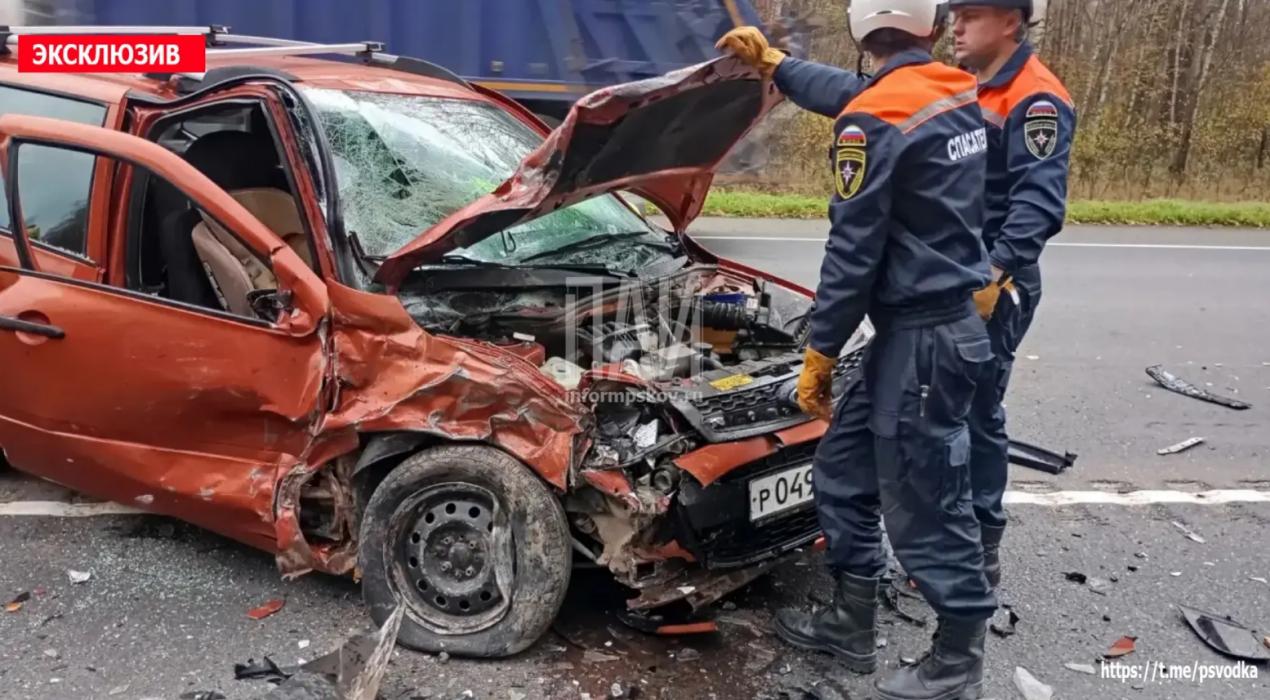 ДТП между Соловьями и Черёхой
