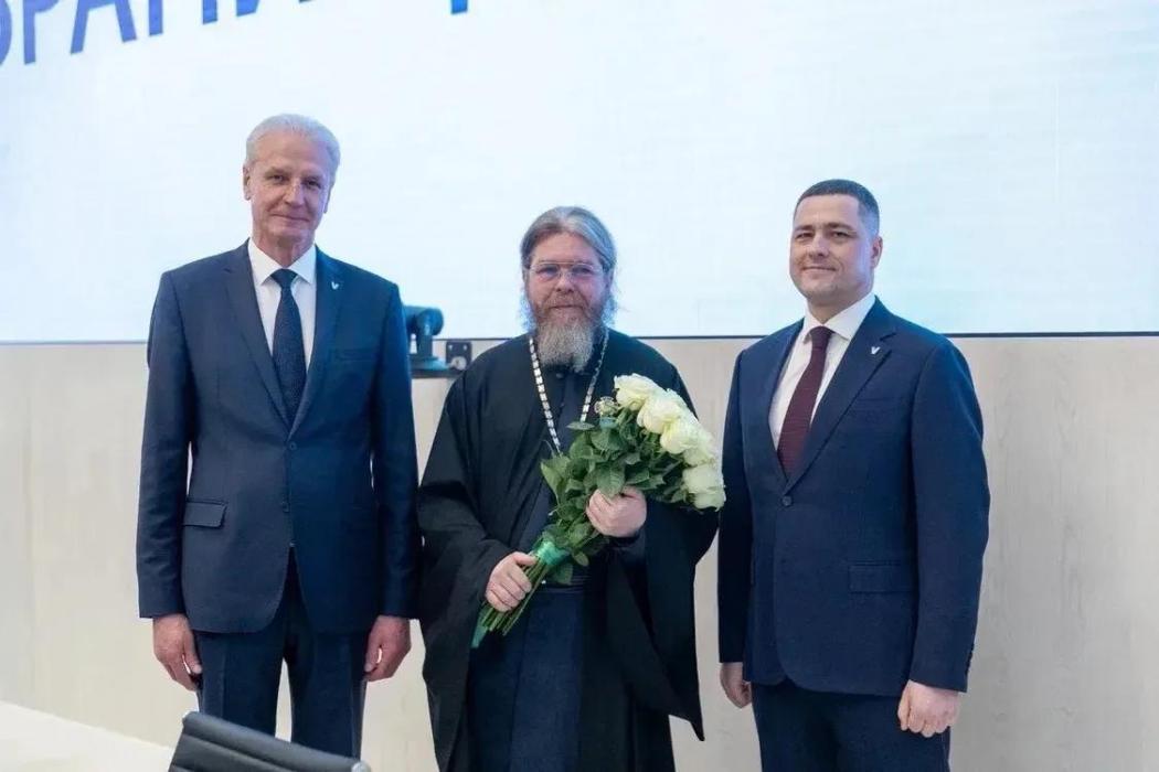 Михаил Ведерников поздравил митрополита Тихона с днём тезоименитства