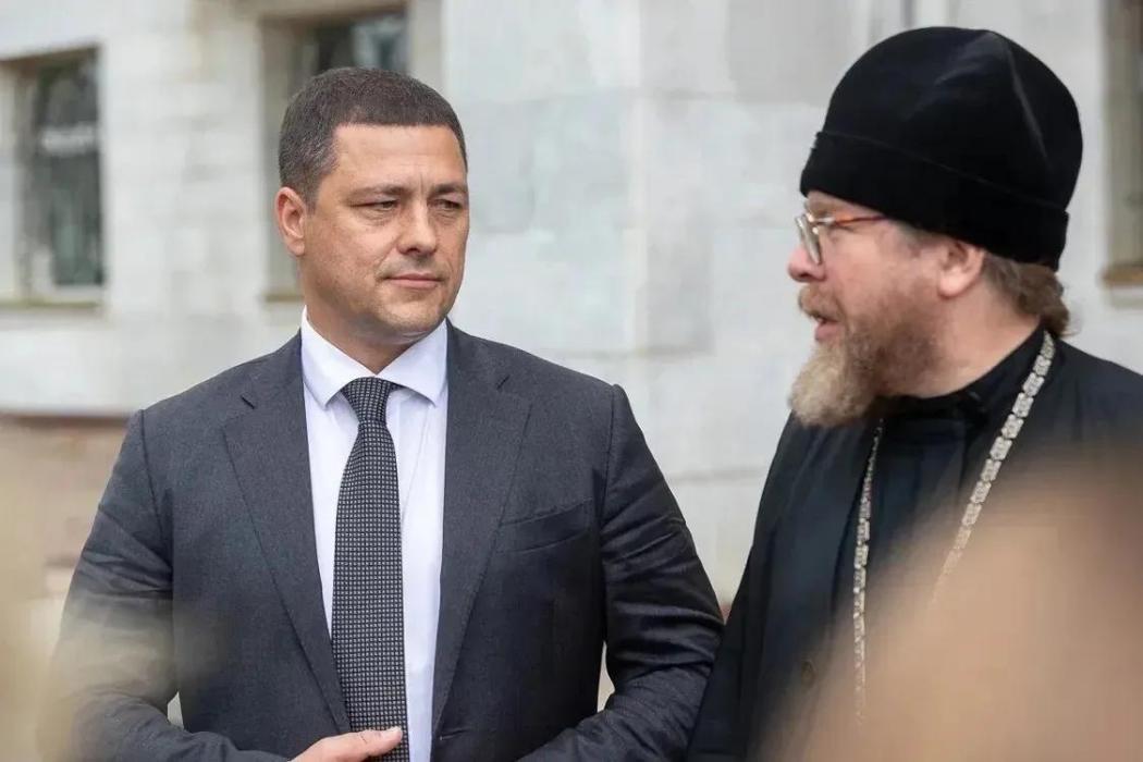Михаил Ведерников поздравил митрополита Тихона с днём тезоименитства