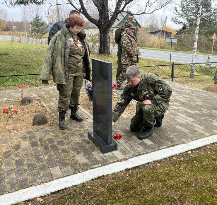 День освобождения Усвятского района от немецко-фашистских захватчиков. Воинское захоронение в деревне Чурилово
