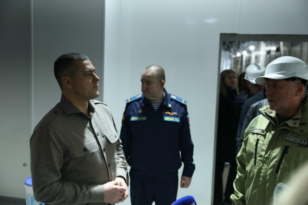 Ход строительства нового филиала военного клинического госпиталя Министерства обороны РФ