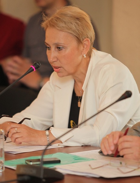 Представитель Росимущества Ирина Тараканова впечатлила участников Совета своим напором. Фото пресс-службы администрации Псковской области