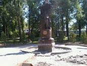 В Пскове установили памятник солдату Первой мировой войны