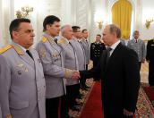 Командир 76-й дивизии принял участие в кремлёвской церемонии представления офицеров, назначенных на высшие командные должности