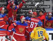 Сборная России завершила групповой этап ЧМ по хоккею победой над Швецией