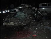 Фото с места ДТП в Опочецком районе, где погибли пять человек