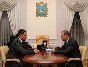 Михаил Ведерников и Сергей Перников обсудили «точки роста» региона