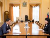 Врио губернатора провёл рабочую встречу с главой Красногородского района