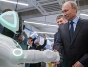 В России необходимо снять барьеры для развития робототехники, уверен Владимир Путин 