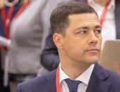 Михаил Ведерников участвует в пленарном заседании на ПМЭФ-2018, на котором присутствует Владимир Путин