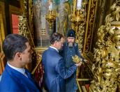 Митрополит Тихон рассказал Владимиру Мединскому о запущенном состоянии иконостаса Троицкого кафедрального собора