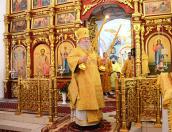Епископ Сергий возглавил литургию в Свято-Вознесенском соборе Великих Лук