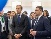 Сверка часов: Псковскую область посетил с рабочим визитом ее федеральный куратор – министр промышленности и торговли