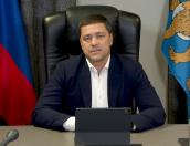 Михаил Ведерников записал очередное видеообращение к жителям Псковской области