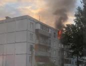Двух человек спасли при пожаре на улице Алтаева в Пскове 